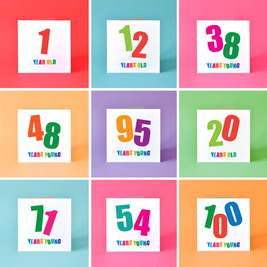 Finally! Birthday Cards for Every Age – Because Every Year Truly Matters.