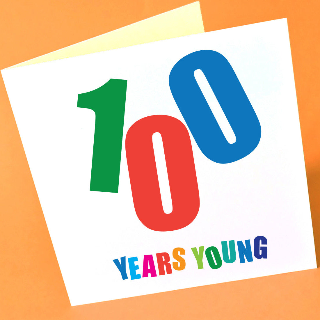 100th Birthday Card to celebrate a whole century.