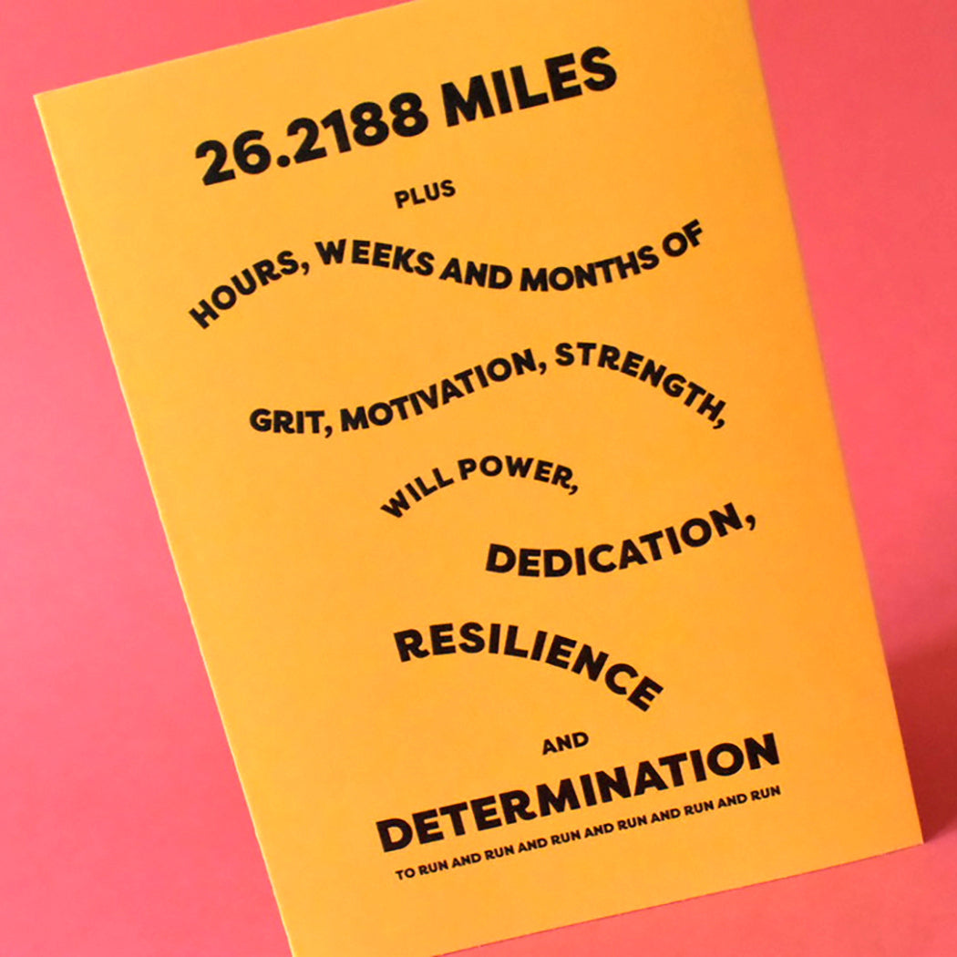Marathon Card