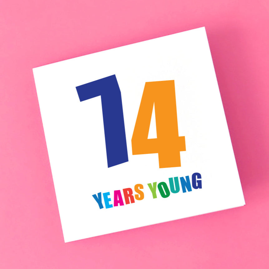74th Birthday Card for him