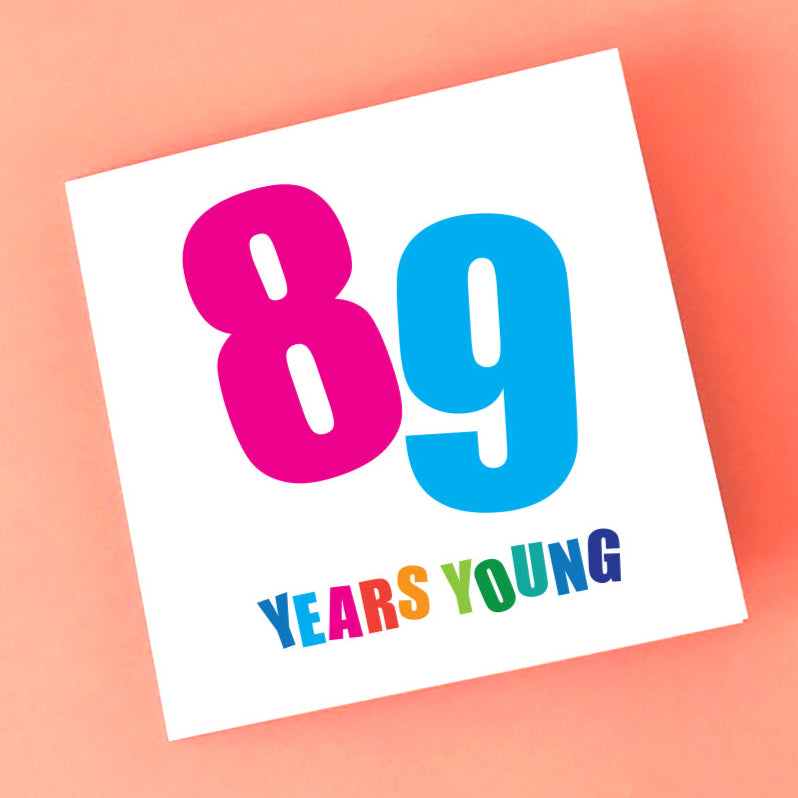 89th Birthday Cards UK