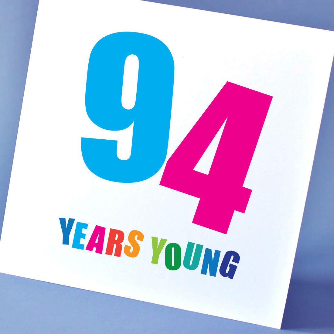94th Unisex Birthday Card
