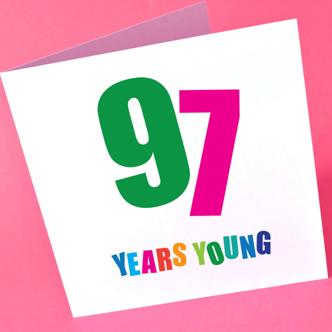97th Birthday Card for him and her