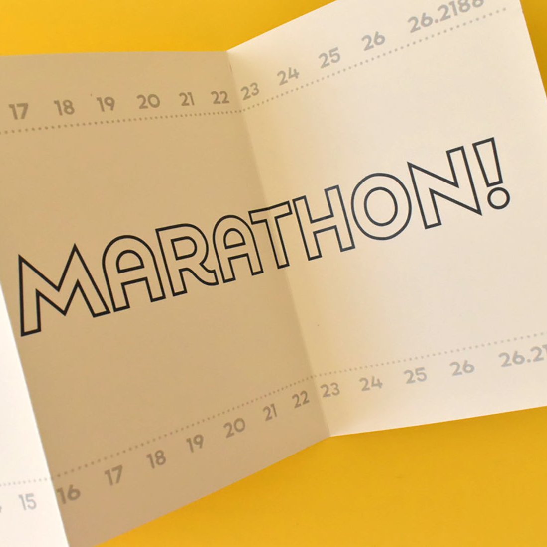 You Ran a Marathon Congratulations Card