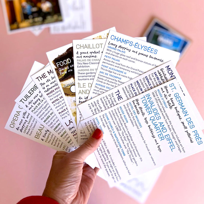 Personalised Paris Pocket Travel Guide