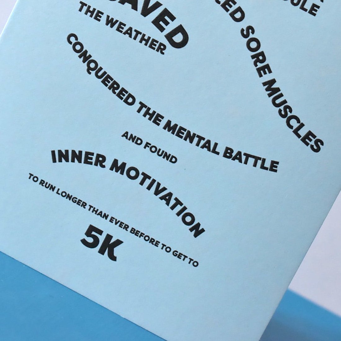 Couch to 5K Finisher Card