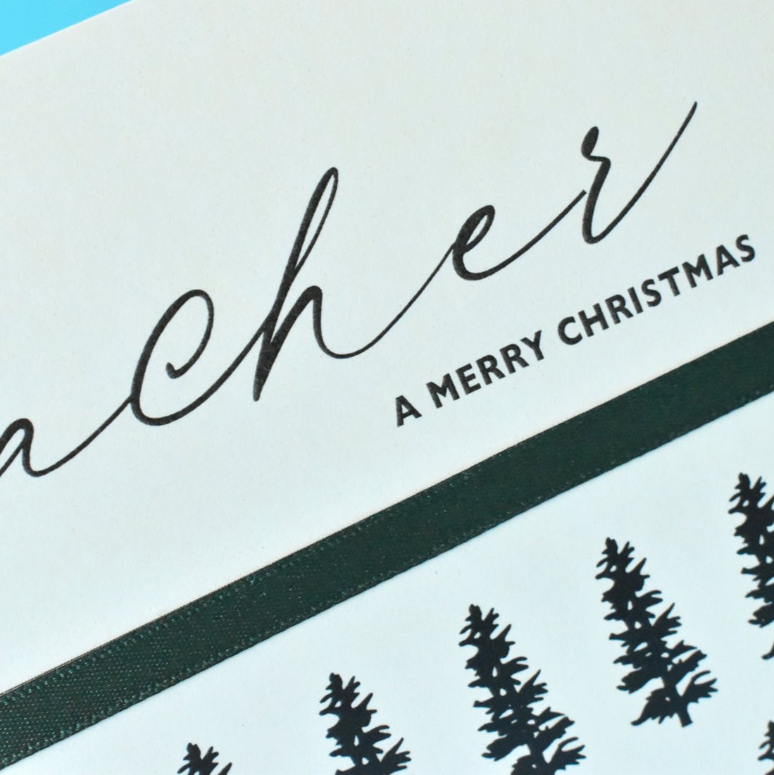 My Fabulous Teacher Christmas Card