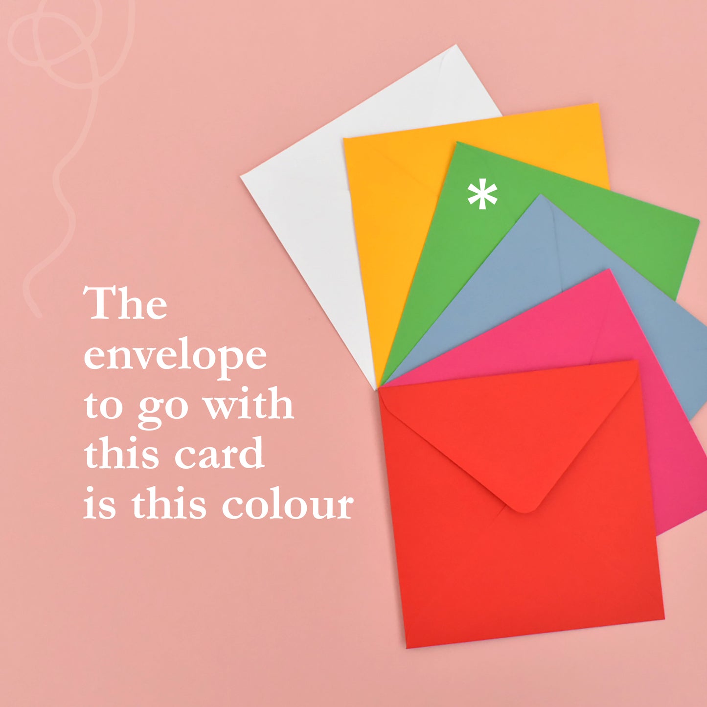 Green Envelope to Match 21st Birthday Card