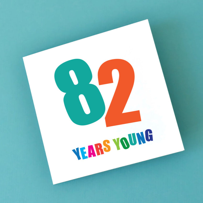 82nd Birthday Card