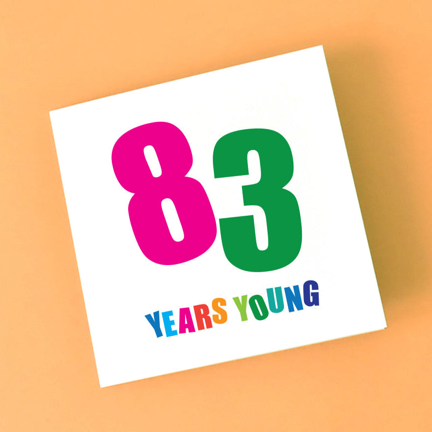 83rd Birthday Card