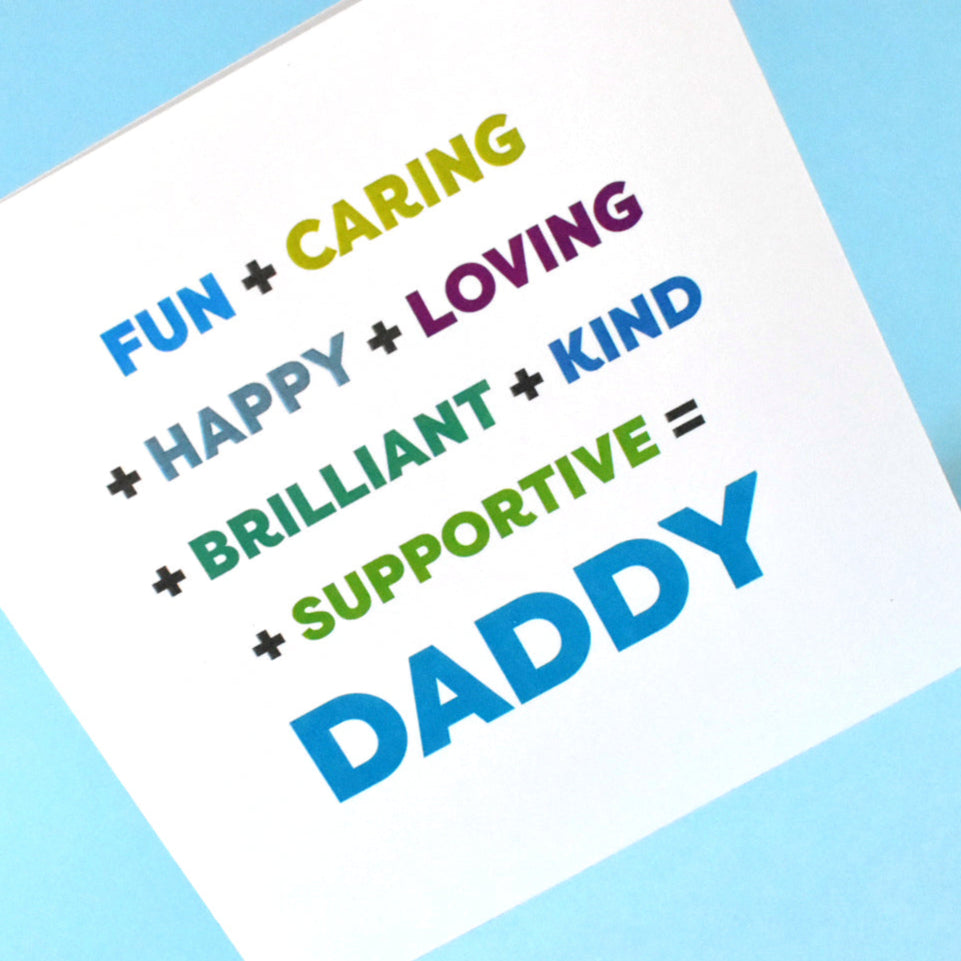 heartfelt card for daddy