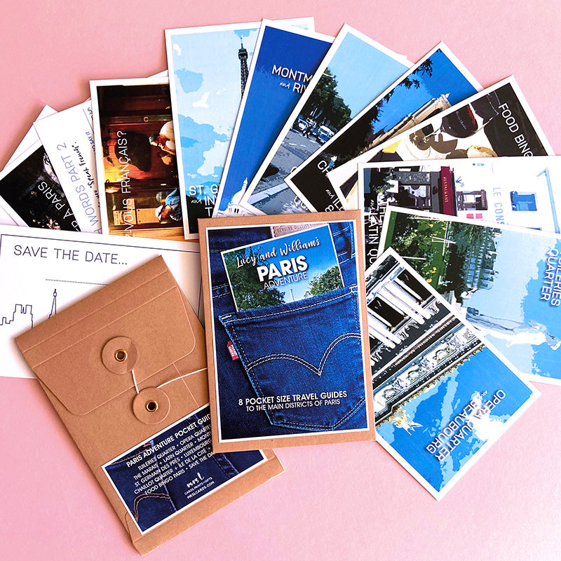 Personalised Paris Pocket Travel Guide