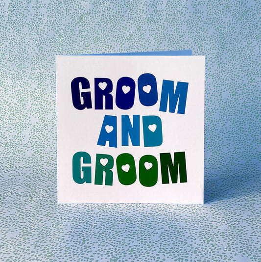 Groom and Groom Wedding Card