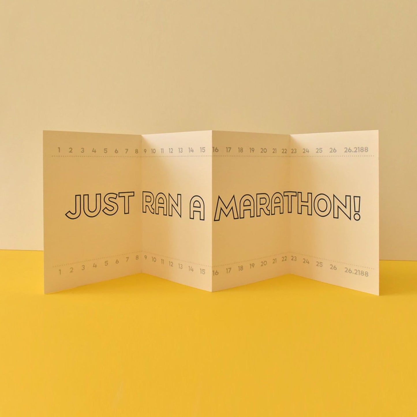 You Ran a Marathon Congratulations Card
