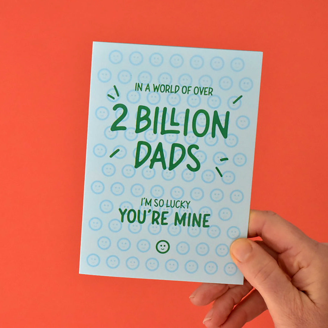 I'm lucky your are my dad Fathers Day card