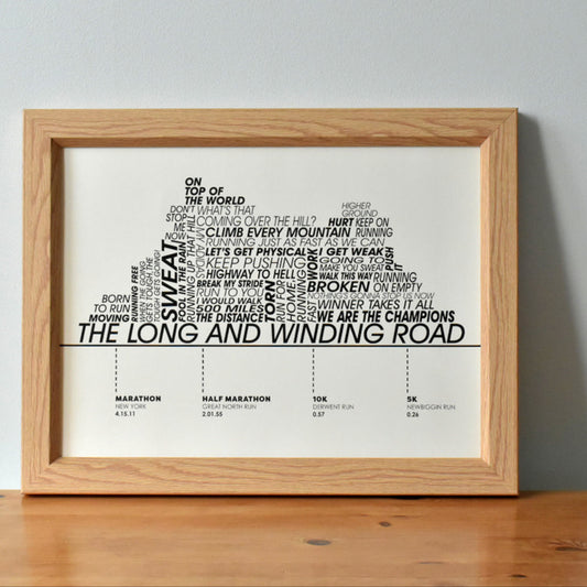 Running Achievements Print