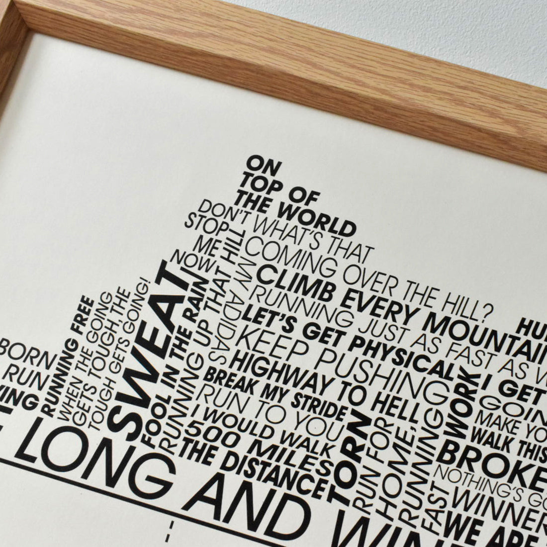 song lyrics relating to running