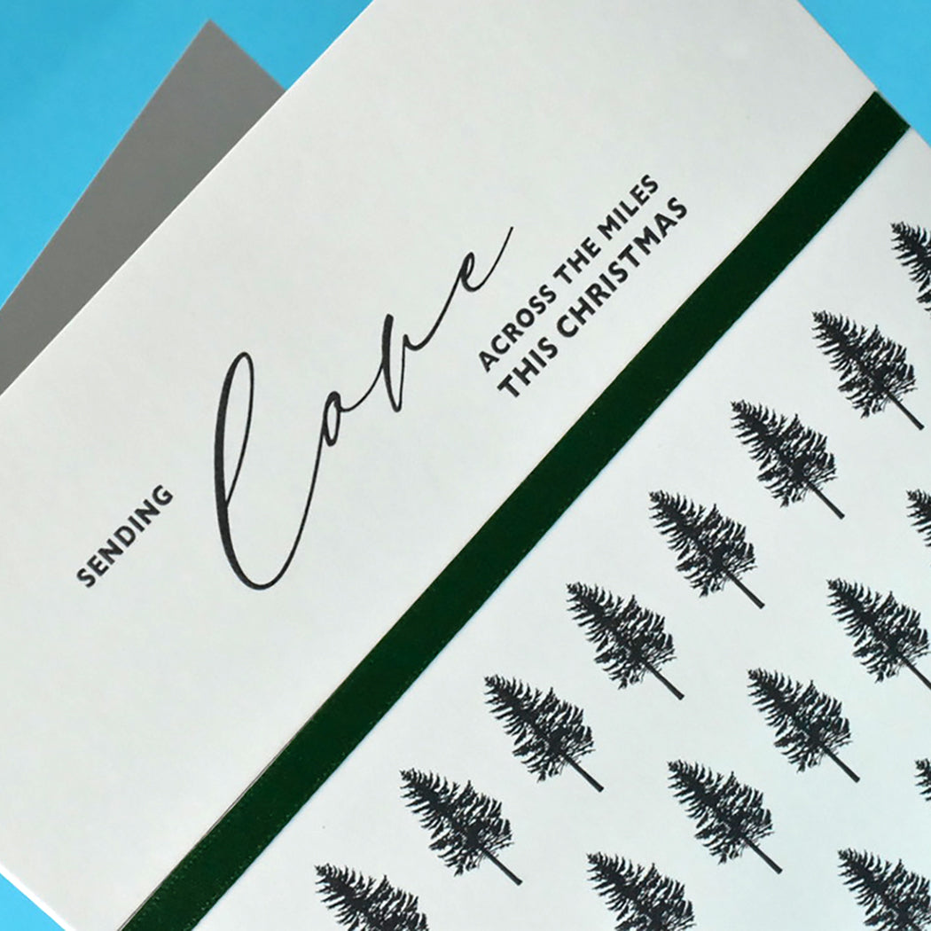 Love Across the Miles Christmas Card