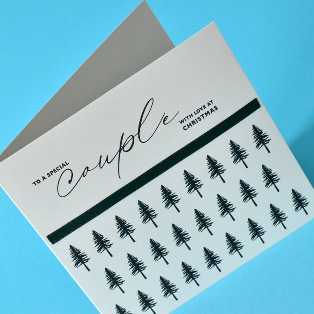 Special Couple with Love Christmas Card