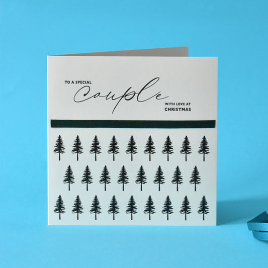 Special Couple with Love Christmas Card