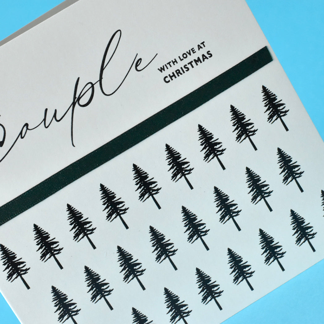 Special Couple with Love Christmas Card