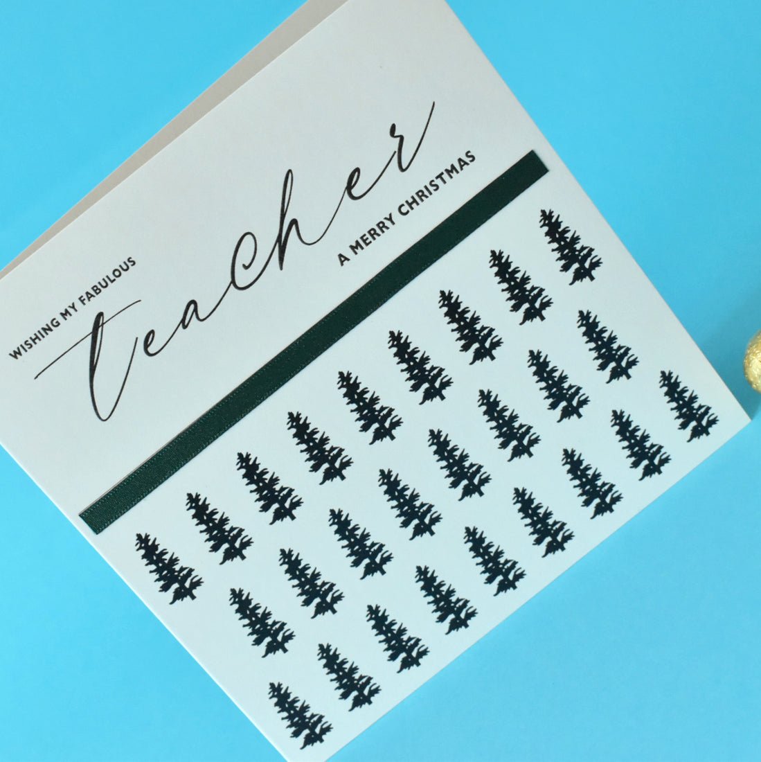 My Fabulous Teacher Christmas Card