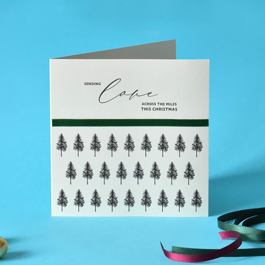 Love Across the Miles Christmas Card