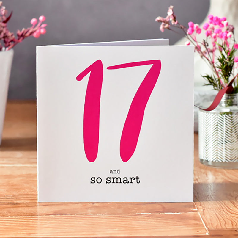 17 and Smart Birthday Card