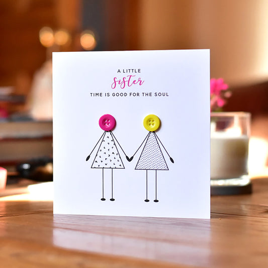 A Little Sister Time Card