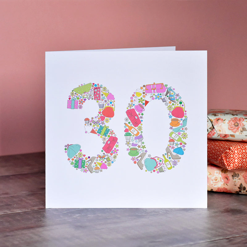 30th Birthday Card for Her - Hobbies and Interests
