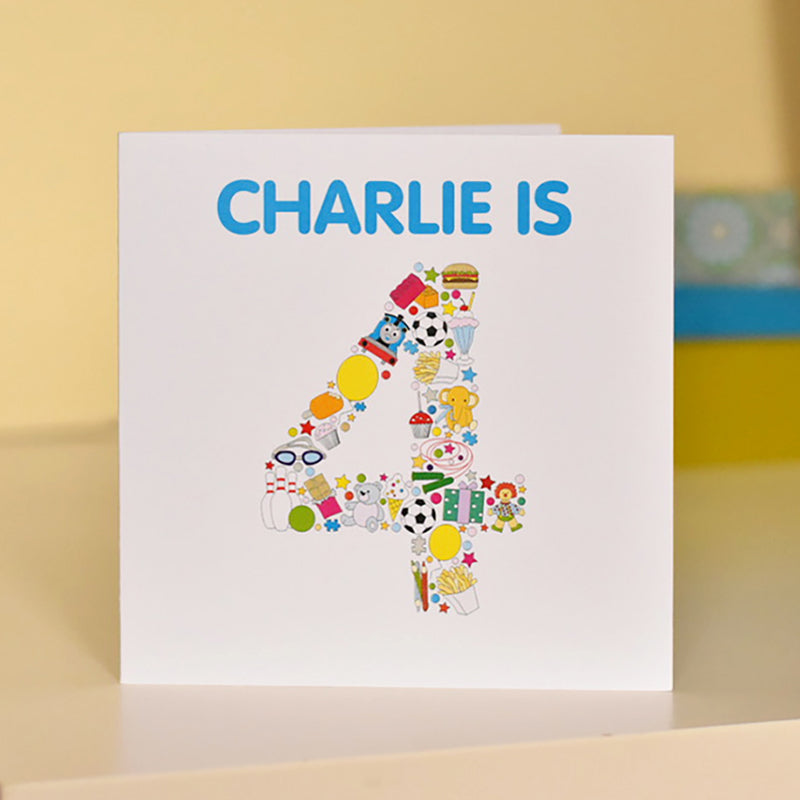 Children's Age Birthday Card