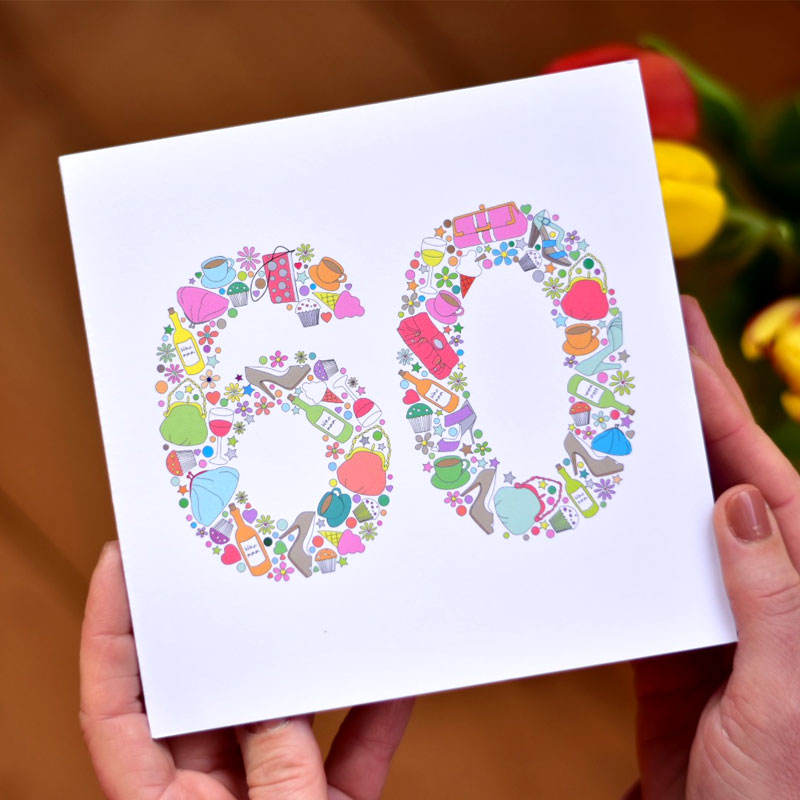 60th Birthday Card for Her - Hobbies and Interests