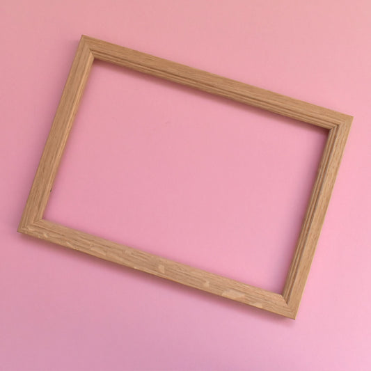 A4 Oak Frame (Oak is Flawed)