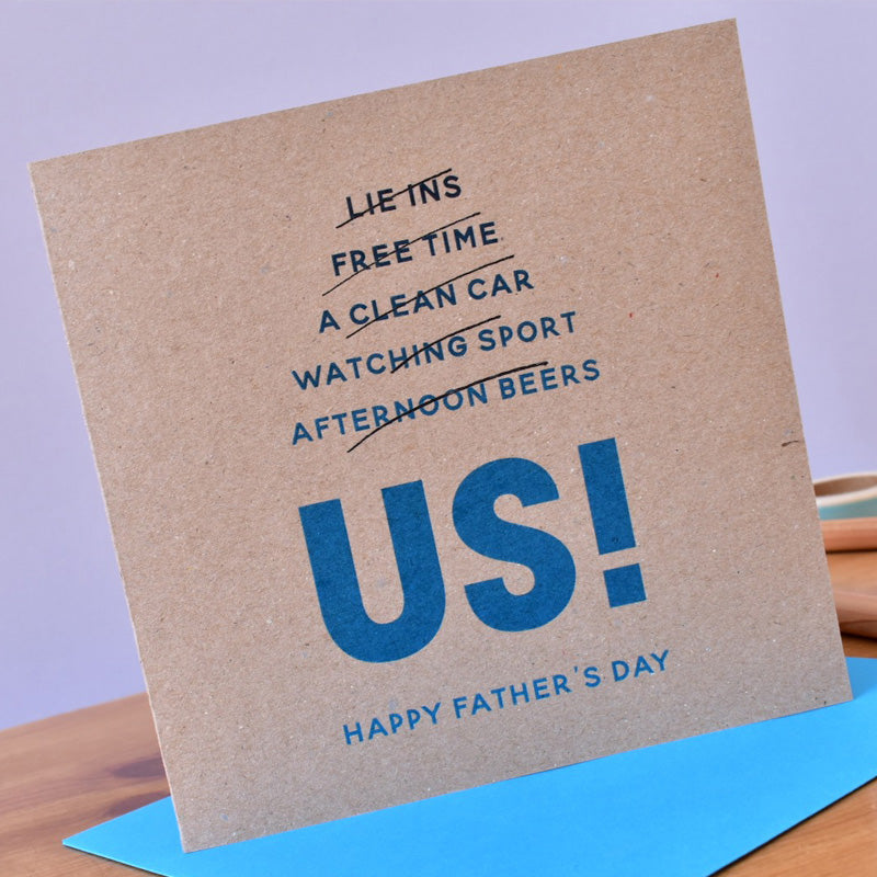 Us Funny Father's Day Card