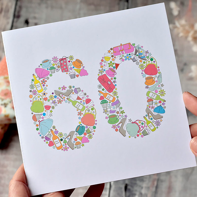 60th Birthday Card for Her - Hobbies and Interests