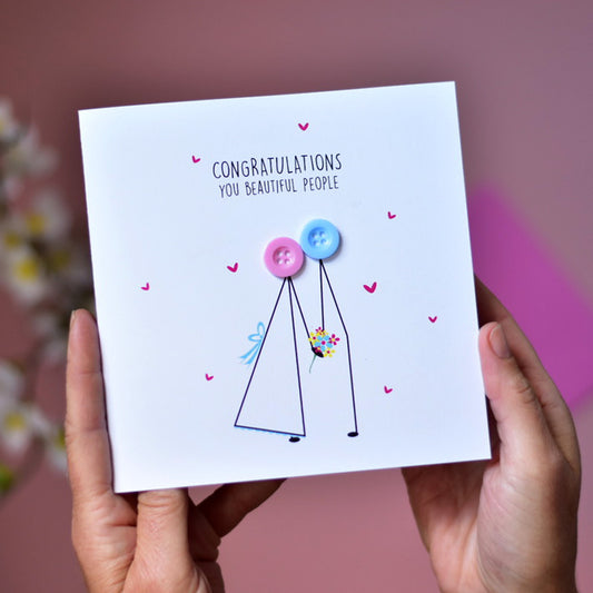 Congratulations You Beautiful People Wedding Card