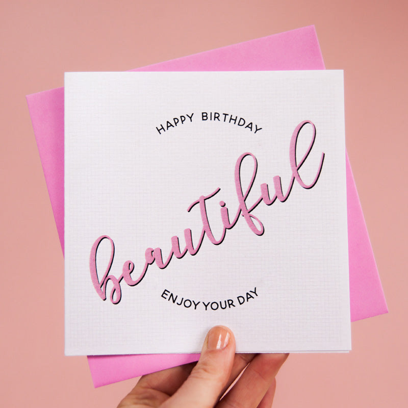 Happy Birthday Beautiful Card