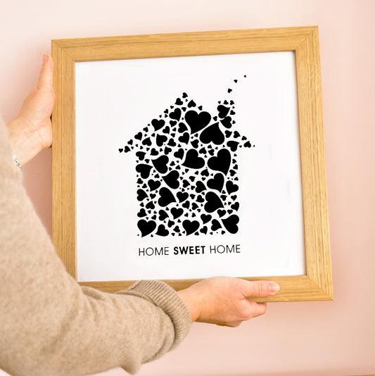 Framed Home Sweet Home Print
