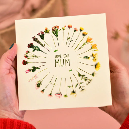 Love You Mum/Mam/Mom Floral Card