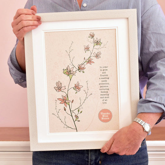 From Seedling to Flower Print - Unframed