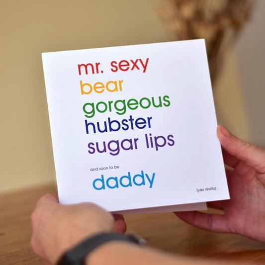 Personalised Soon To Be Daddy Father's Day Card
