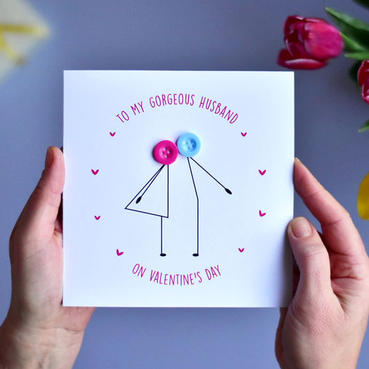 To My Husband On Valentine's Day Card