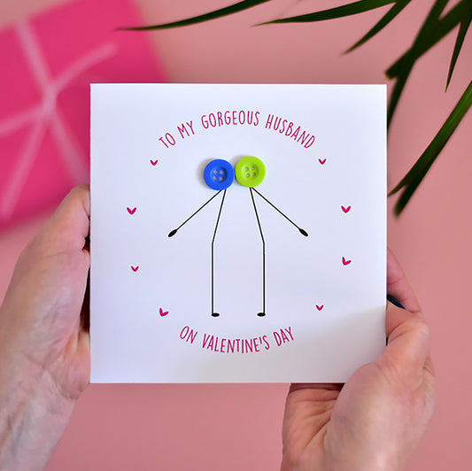 To My Husband on Valentine's Day Card (LGBTQ+)