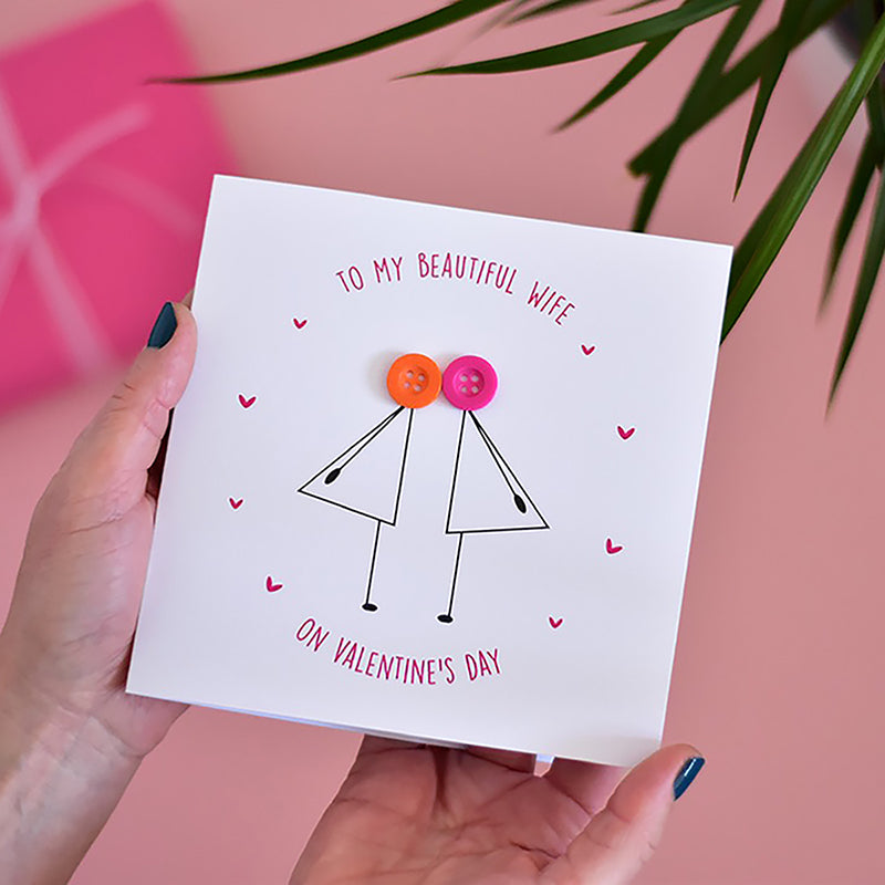 To My Wife on Valentine's Day Card (LGBTQ+)