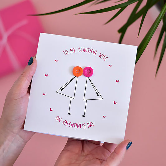 To My Wife on Valentine's Day Card (LGBTQ+)