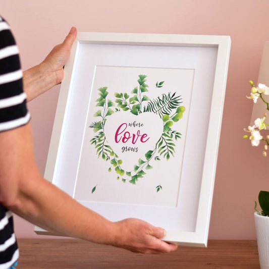 Where Love Grows Print - Unframed