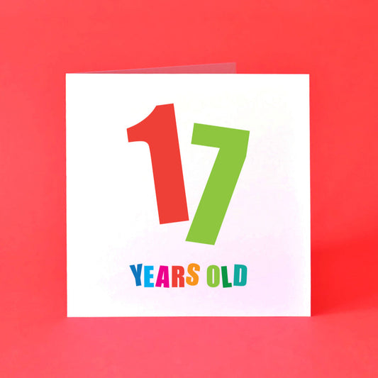 17th Birthday Card for him and her