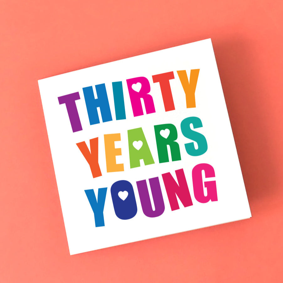 30th Birthday Card for Him or Her