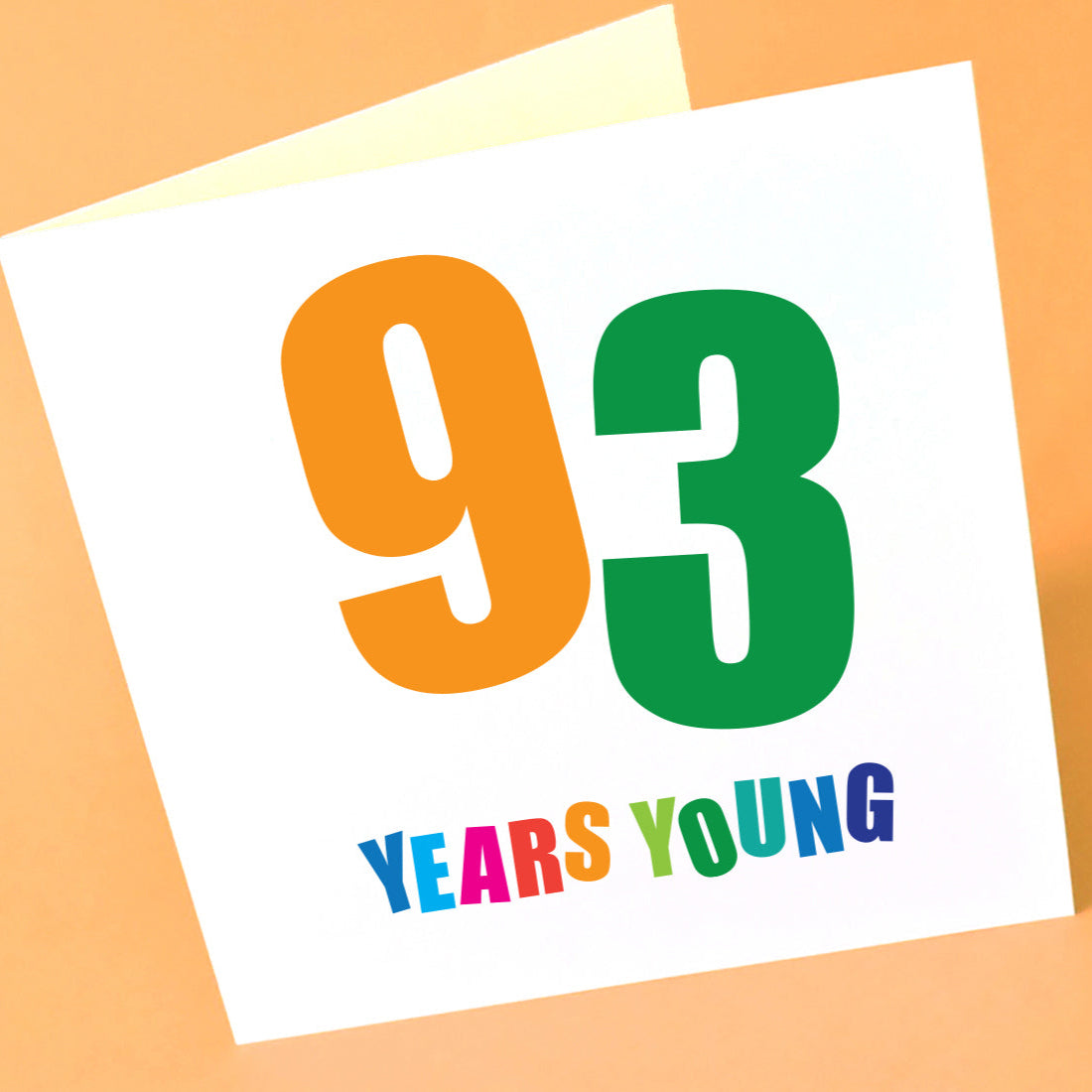 93rd Birthday Card