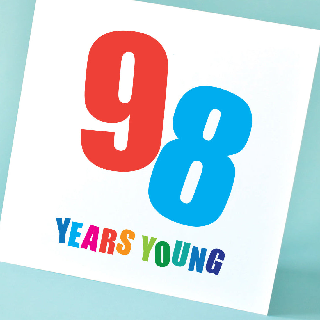98th Birthday Celebrations Card